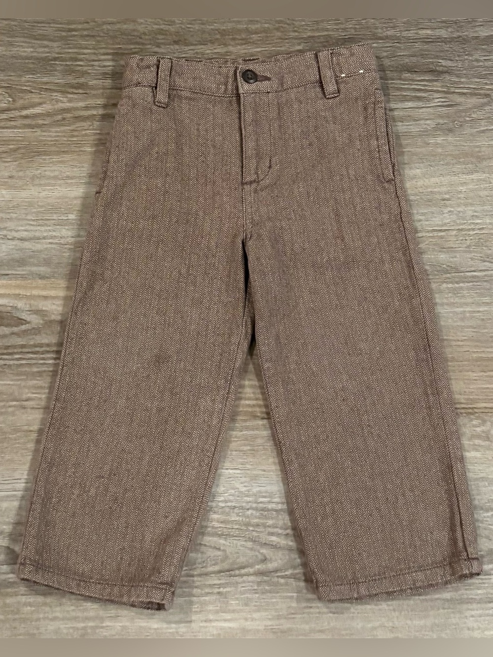 Gymboree Boys' Tan Herringbone Chinos size 3T